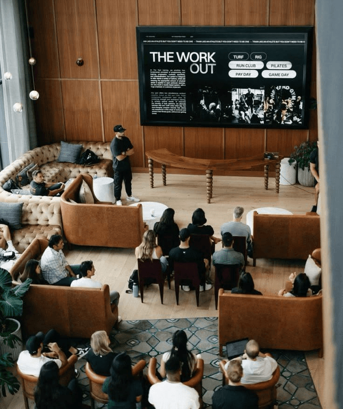 A community talk